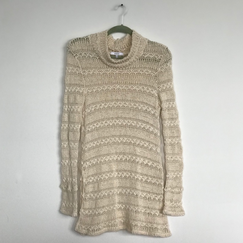 Anthropologie woven sweater dress // tunic